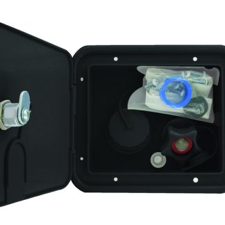 Gravity/plastic City Water Inlet Hatch, Black, Carded