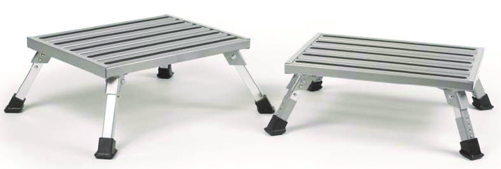 Step Stool, Aluminum Platform Step, Adjustable Height