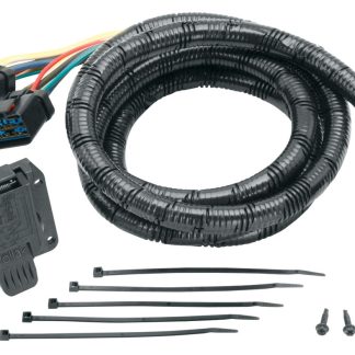Fifth Wheel Adapter Harness, 7-Way Flat Pin U.s. Car Connector Assembly 7 Ft., Dodge