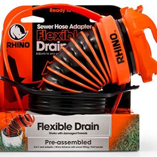 Sewer Hose Seal, Flexible 3-In-1 W/ Rhino Extreme And Handle