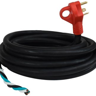 30A Power Cord W/hdl, 25', Red, Boxed