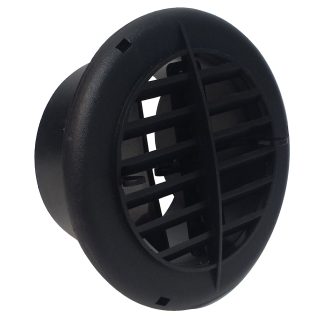 Round Register, Black, Carded