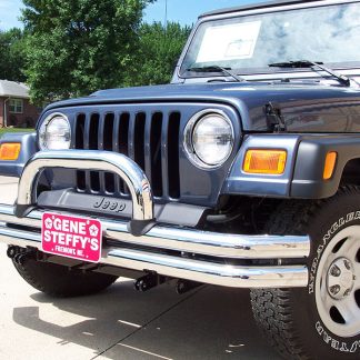 Baseplate Jeep Wrangler TJ; Jeep Wrangler With Rugged Ridge Double Tube Bumper