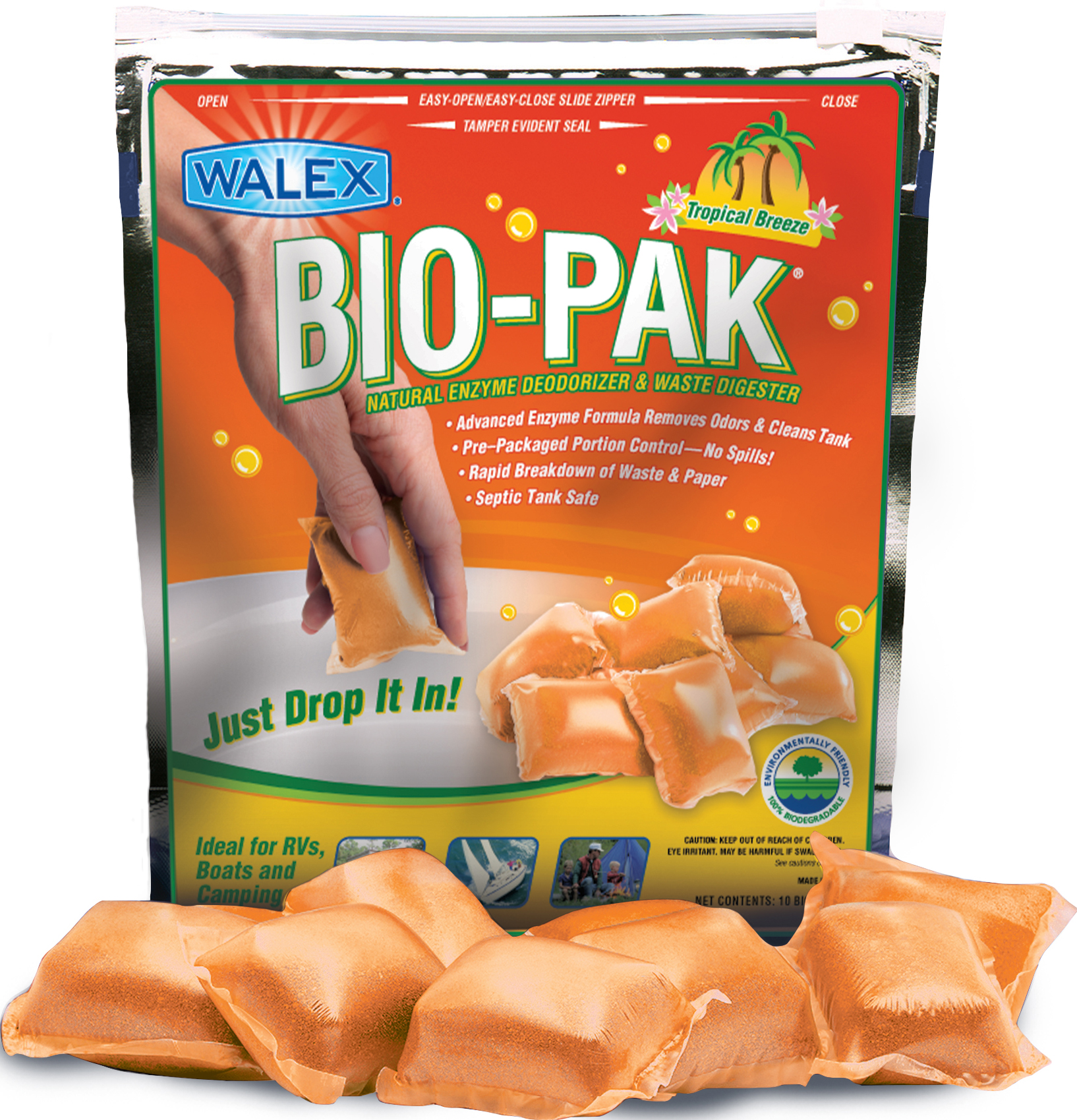 Bio-Pak Tropical Breeze - 10 Pk