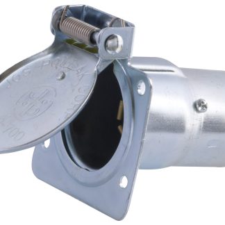 7-Way RV Socket Chrome Plated