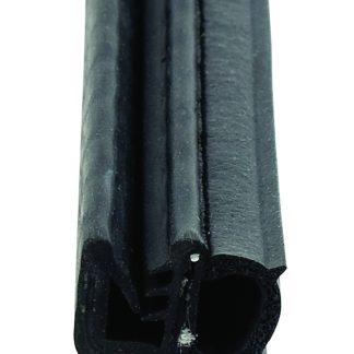 Single Bulb W/slide On Clip-Black  3/4 X 7/16 X 28'