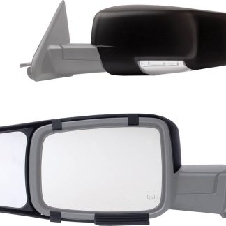 Snap-on Black Towing Mirror for Dodge RAM 1500/2500/3500 - Pair