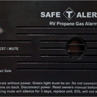 Propane Alarm - Black Flush Mount 12 Vdc Hard Wire