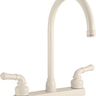 J-Spout RV Kitchen Faucet - Bisque Parchment