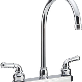 J-Spout RV Kitchen Faucet - Chrome Polished