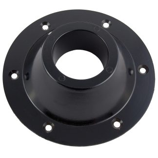 Round Surface Mount Pedestal Base - Black
