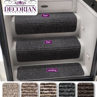 Step Huggers For RV Landings (10 X 23u00bd) - Black Granite