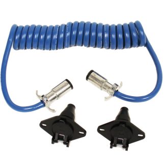 6-Wire Electrical Coiled Cable Extension