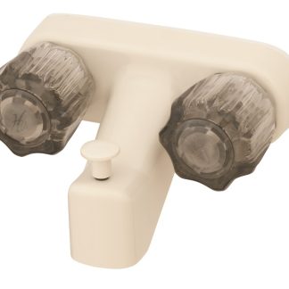 4 Non-Metallic Tub/shower W/ Smk Cry Hdls & Vac Brk Biscuit
