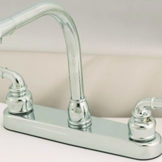 8 Non-Metallic Kitchen W/ Hi-Rise Spt & Teapot Handles Chrome