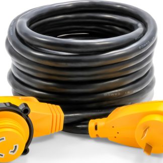 Powergrip - Ext Cord 25' 30am/30af-90deg Locking