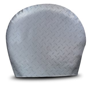 Diamond Plated Steel Vinyl (silver)