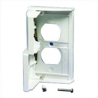 Duplex Receptacle Cover, White