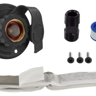 Water Inlet 2-3/4 Metal Flange FPT, Black, Carded