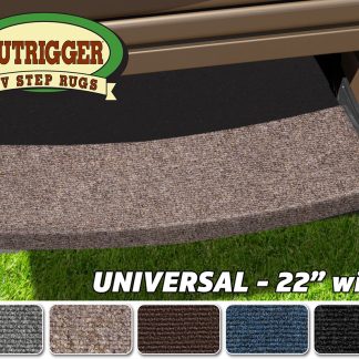Outrigger Universal RV Step Rug (22 wide) - Walnut Brown