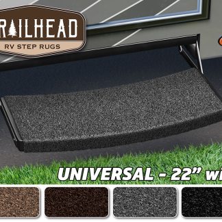 Trailhead Universal RV Step Rug (22 wide) - Harbor Gray