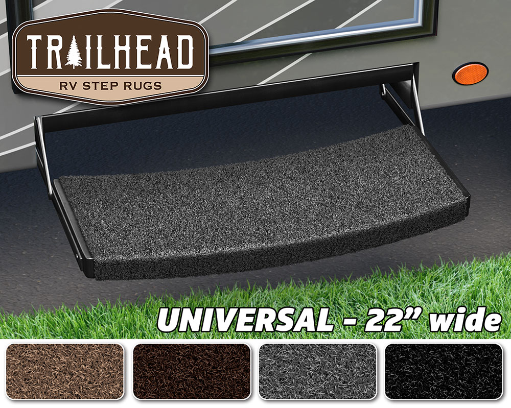 Trailhead Universal RV Step Rug (22 wide) - Harbor Gray