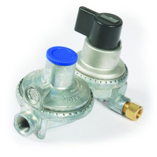 Propane Double-Stage Auto Changeover Regulator, Ccsaus, Clam