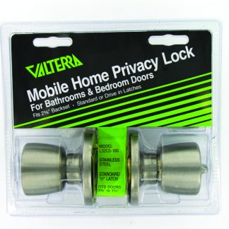Door Lock, Bathroom/bedroom Privacy, Knob X Knob, Ss, Clam Shell