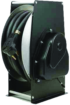 50amp Cord Reel W/ 33' Power Cord And 4' Install Pigtail, Includes Rv2100 Rocker Switch