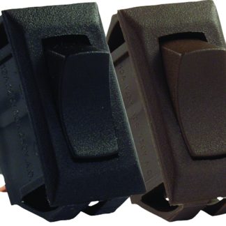 12V Mom-On/Off Switch, Black