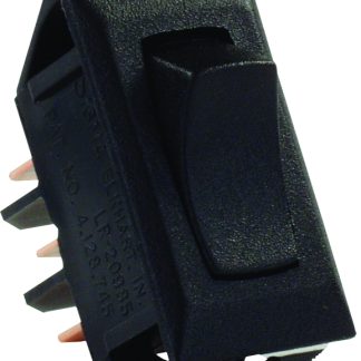 Standard 12V On/Off/On Switch, Black