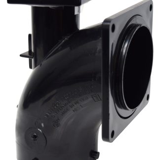 Heel Inlet 1/4 Bend, 3 Hub X 3 And 1-1/2 Rotating Flanges