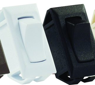 Standard 12V On/On - Black, Pkg.