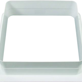 Radius Corner Garnish - Polar White, 4-1/8