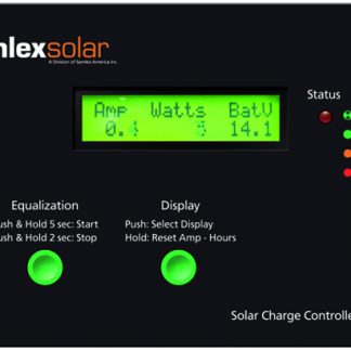 Solar Charge Controller, 12/24-V, 30-AMP, W/LCD Display