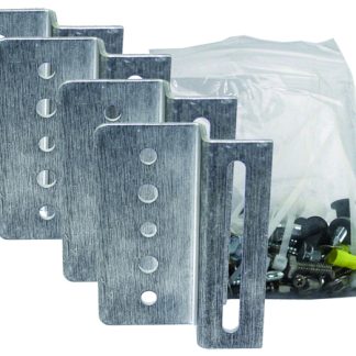 4 Bracket Flat Solar Panel Mounting System W/Hardware