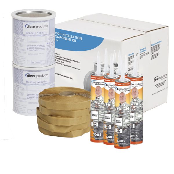 Installation And Component Kit For Dove Epdm And Tpo Roofing