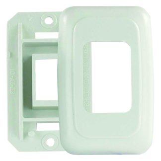 Single Switch Base & Face Plate - Brown