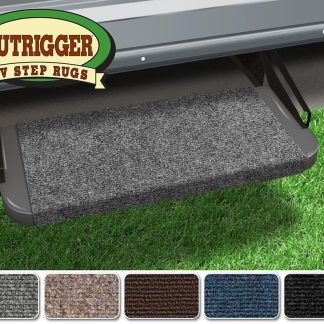 Outrigger RV Step Rug (18 Wide) - Castle Gray