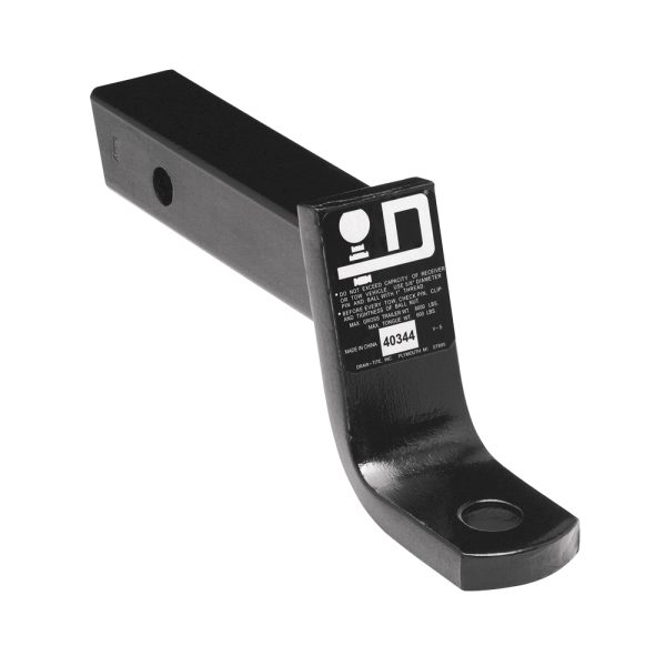 Quick-Loading Ball Mount, 7,500 Lbs. Gtw, 1 Ball Hole, 9 Length, 2-3/4 Rise, 4 Drop, Black