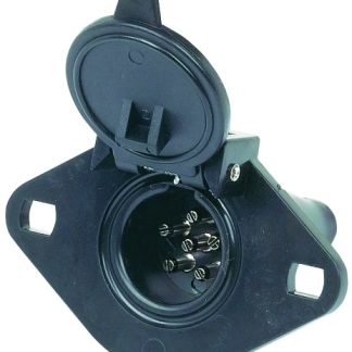 6 Pole Round Car End (plastic)