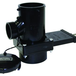 San Tee Rotating Valve, 3 Hub X 1-1/2 Hub X 3 Bayonet Cap