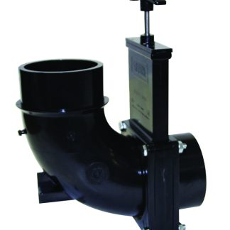 Ell 90u00b0 Rotating Valve, 3 Spigot x 3 Elbow with Spigot Outlet