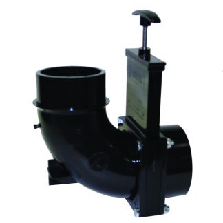 Ell 90u00b0 Rotating Valve, 3 Hub X 3 Elbow With Spigot Outlet