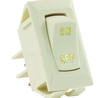 Labeled 12V On/Off - Ivory, Pkg.