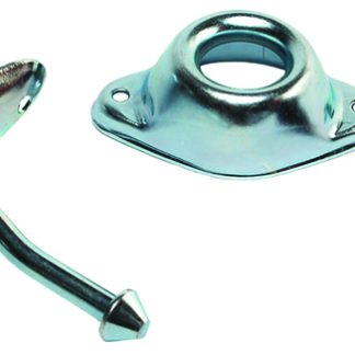 Entry Door Holder - Metal Plunger - 3 Angled