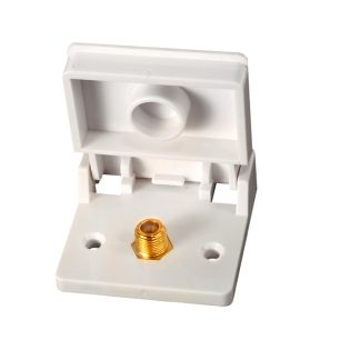 White Weatherproof Tv Jack