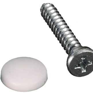 Dashboard Screws With Caps - White