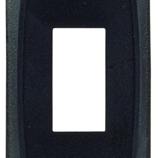 Single Face Plate - Black, Pkg.