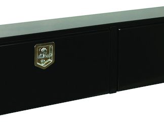 16 x 13 x 72 Black Steel Topsider Truck Box